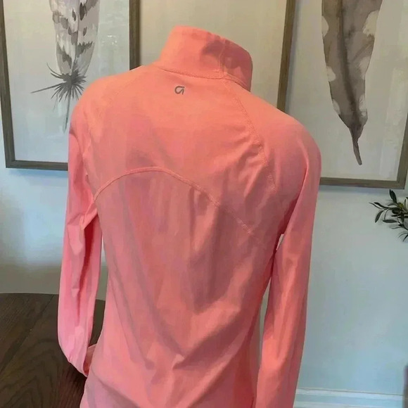Gap Fit Full Zip Jacket in Neon Peach M - Picture 5 of 8